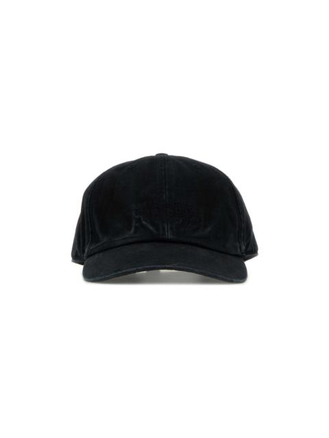 MM6 Maison Margiela Black Canvas Baseball Cap