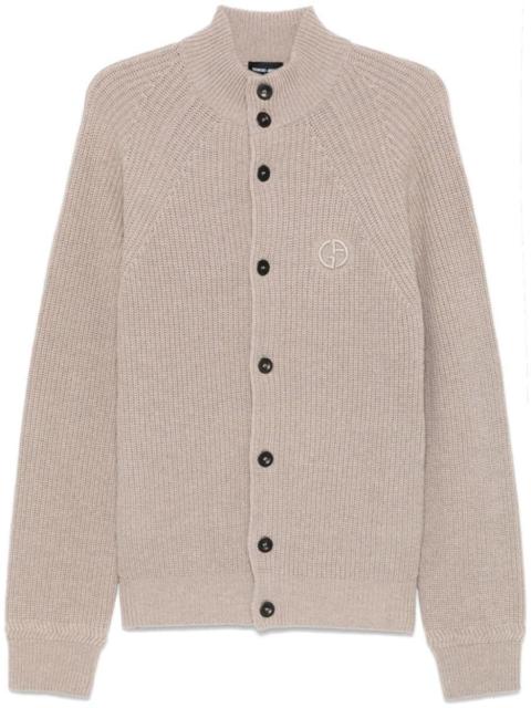 Giorgio Armani Ribbed Knit Cardigan Clothing