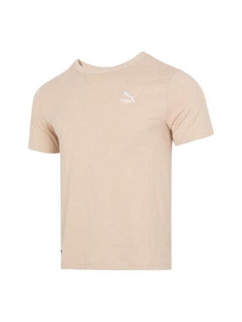 PUMA PUMA Logo Sports T-shirt 'Khaki' 630353-91