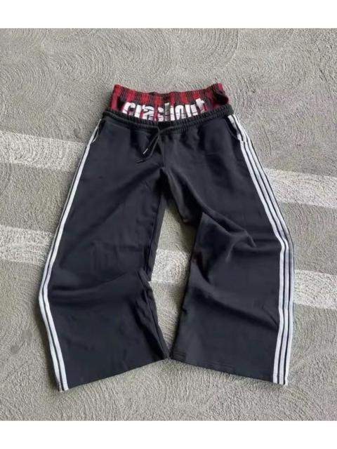 Japanese Brand - Y2K baggy sweats with stripes