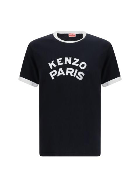 KENZO Kenzo Paris Emblem Slim Cotton T-shirt Black Men