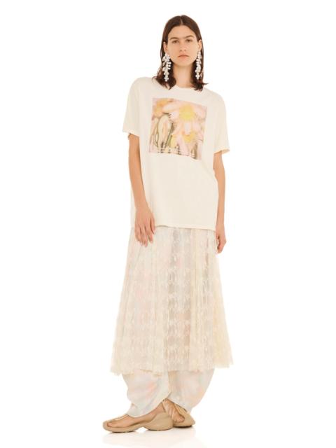 Collina Strada IVORY FLOWER PETAL GRAPHIC TEE