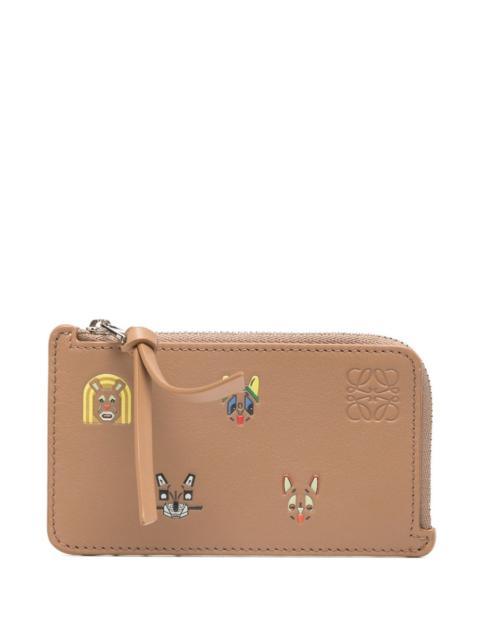 Loewe Loewe Women Leather Zipped Card Case