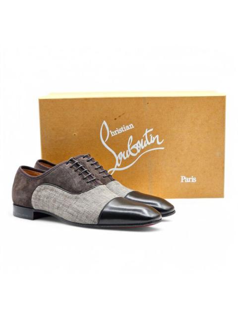 Christian Louboutin Greggo Leather Oxford Shoes - Brown - EU 41.5 / US 8.5 $995