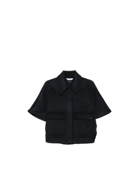 Max Mara Max Mara Blue Jackets - Capes & Ponchos Women