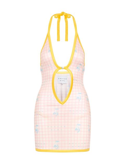 POSTER GIRL REGINA PLAYSUIT DRESS SUNSHINE GINGHAM