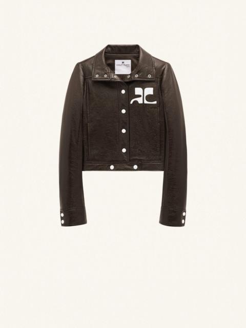 courrèges REEDITION VINYL JACKET