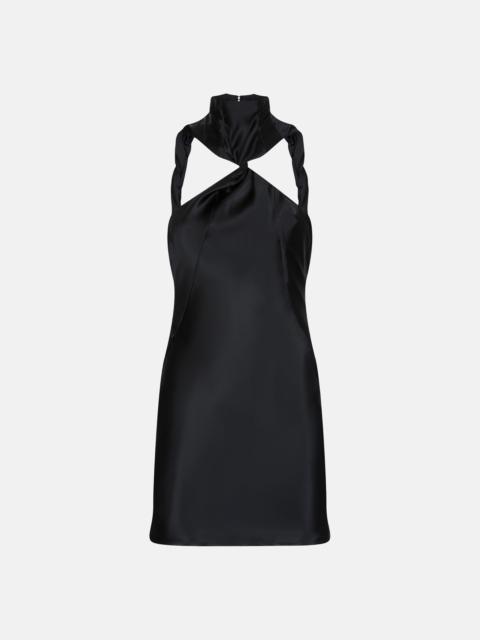 THE ATTICO BLACK MINI DRESS