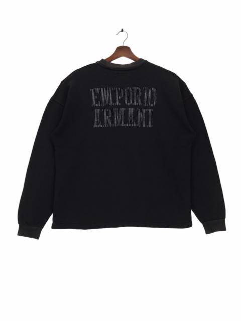 Other Designers Vintage - Vintage Emporio Armani Big Logo Spellout Sweatshirt.