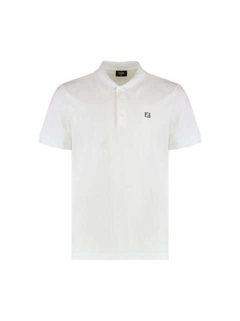 FENDI Fendi White Polo Shirts Men