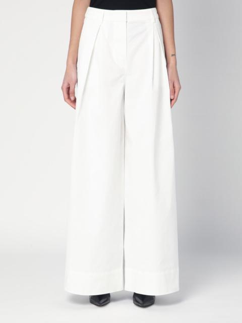The Garment White cotton palazzo trousers