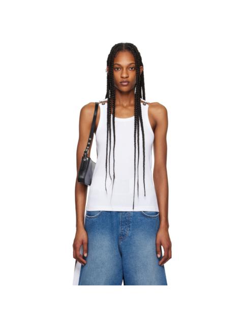 Jean Paul Gaultier White 'The Straps' Tank Top