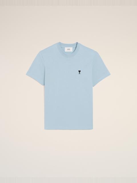 AMI Paris BLUE COTTON AMI DE COEUR T-SHIRT