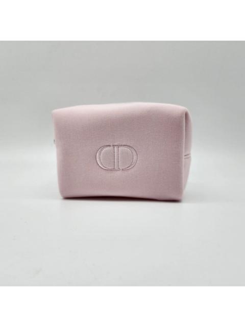 Dior Dior CD logo Beauty Cosmetic Makeup Clutch Bag | Pink | NEW