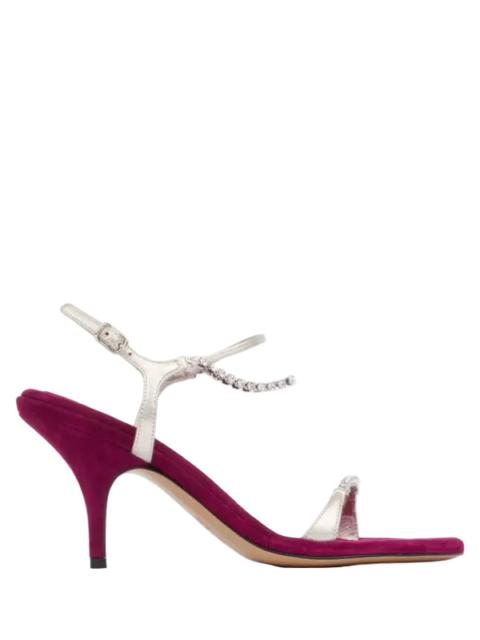 Chloé Zia Heeled Sandal in Wild Purple