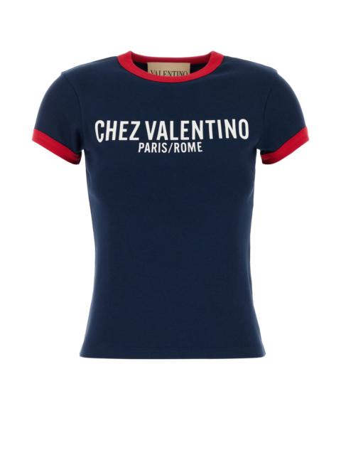 Valentino Navy blue cotton t-shirt