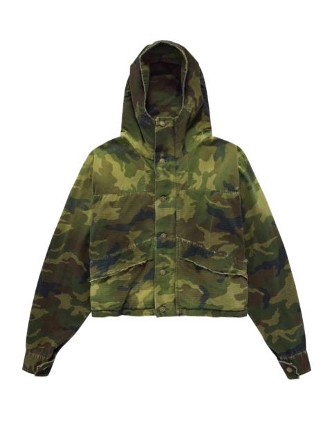 424 424 Cropped Parka Green