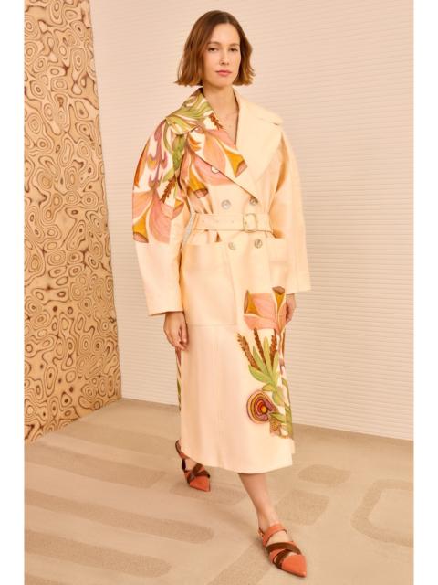 ULLA JOHNSON Fleur Belted Trench Coat