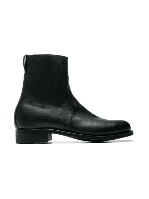 2030CH Side Zip Boot Nero Washed Kangaroo (Pre-Order)
