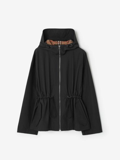 Burberry Cotton Blend Hooded Jacket