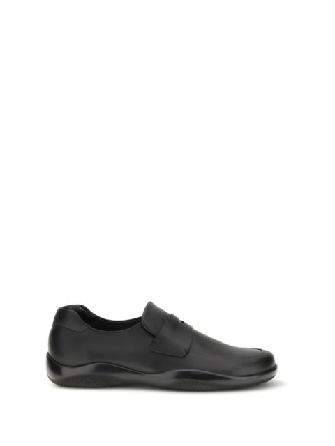 Prada Prada Toblach Leather Loafers