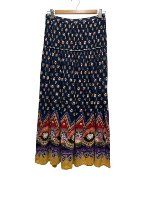 Sunao Kuwahara - Vintage SunaoKuwahara Floral Cotton Skirt Women Size M