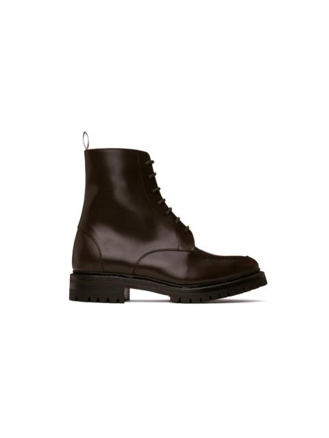 Brown Commando Sole Apron Stitch Boots