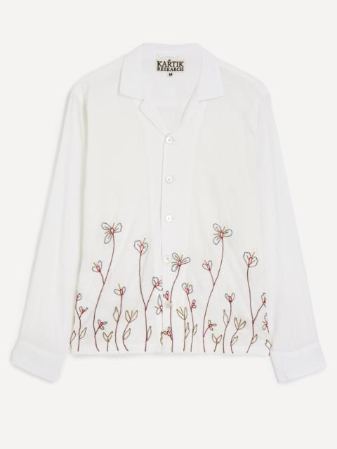 KARTIK RESEARCH Floral Embroidered Shirt