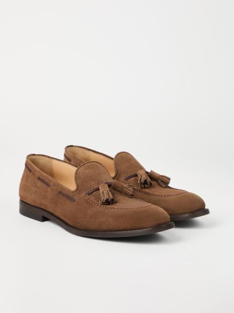 Brunello Cucinelli Suede loafers with tassels