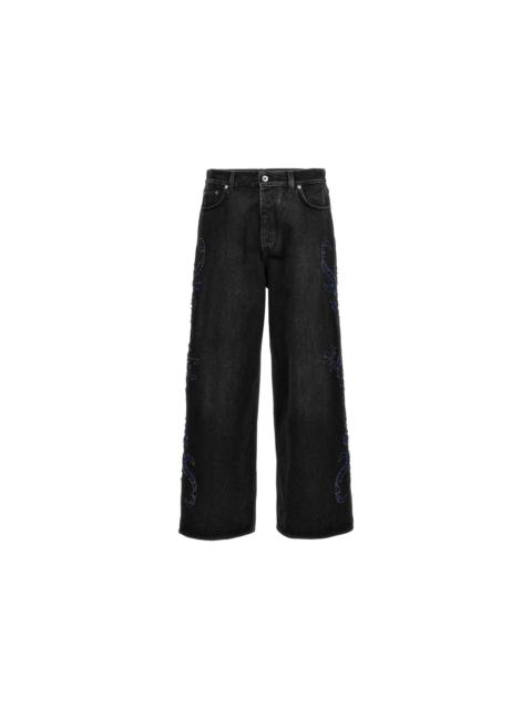 Off White Off-White Denim Flared Jeans Men