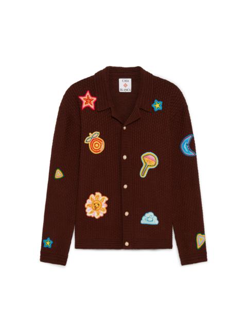 CASABLANCA Crochet Motif Shirt | Casablanca Paris