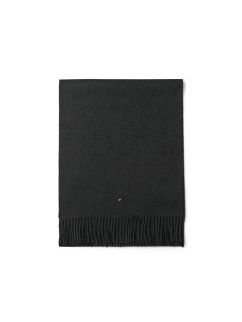 Santoni Black cashmere scarf