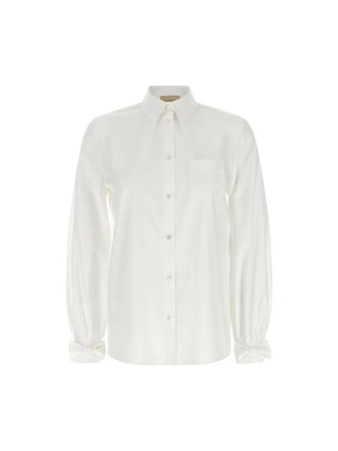 Valentino VALENTINO GARAVANI White Poplin Shirt New & Authentic (Women