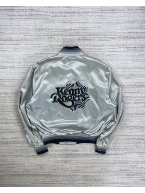 Other Designers Vintage Swingster Kenny Rogers Satin Bombers Jacket