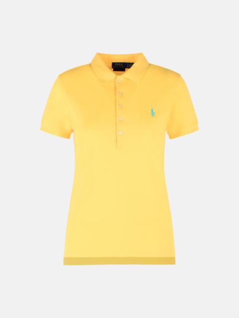 Polo Ralph Lauren 'JULIE' YELLOW COTTON POLO SHIRT