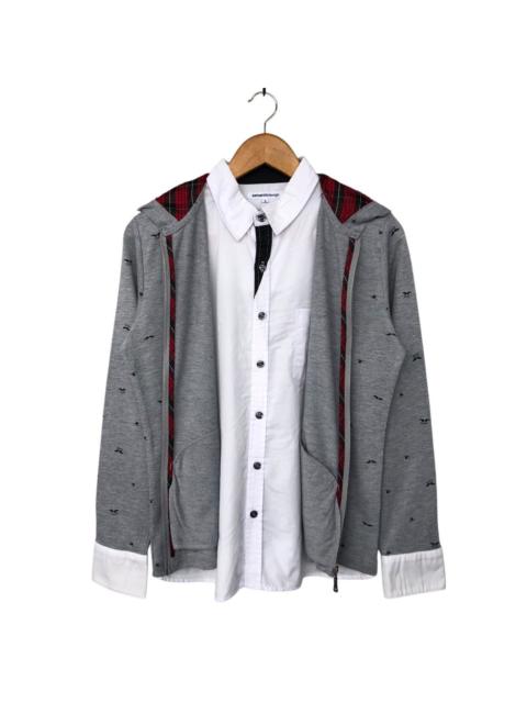 Other Designers If Six Was Nine - Japanese SEMANTIC DESIGN punk ovp double layer hoodie