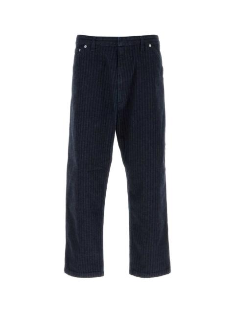 Prada Prada Men Embroidered Denim Jeans