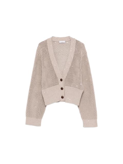 Brunello Cucinelli Brunello Cucinelli Neutrals Knitwear - Cardigans Women