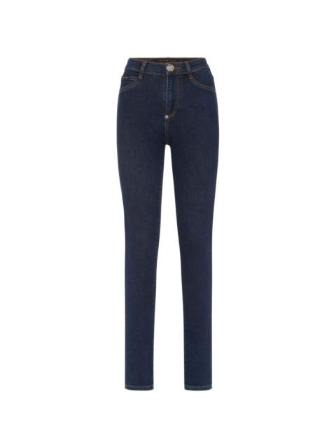 high waisted jegging trousers