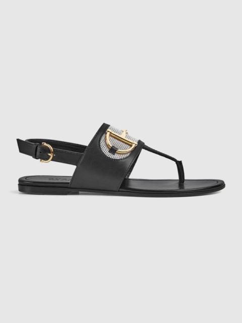 GUCCI Gucci Horsebit Thong Sandals