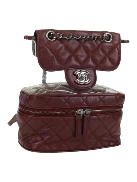 CHANEL Vegan leather backpack