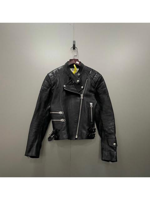Acne Studios Acne Studios black zipper leather jacket
