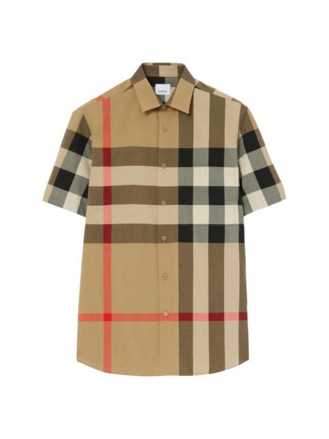Burberry Shirts Neutral, Brown