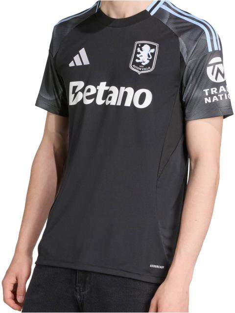 adidas adidas Adult Aston Villa 2025-26 Black Away Replica Jersey