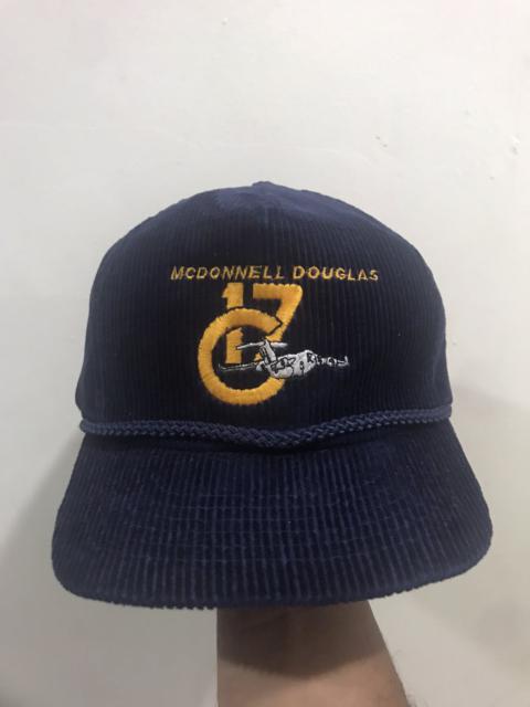 Other Designers Vintage - VTG Mcdonnell Douglas Boieng C17 Corduroy Hat