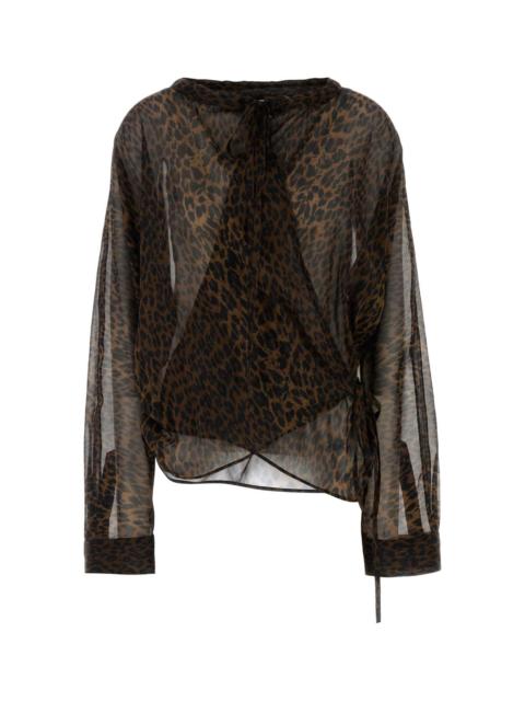 BALENCIAGA Balenciaga Women Printed Georgette Blouse