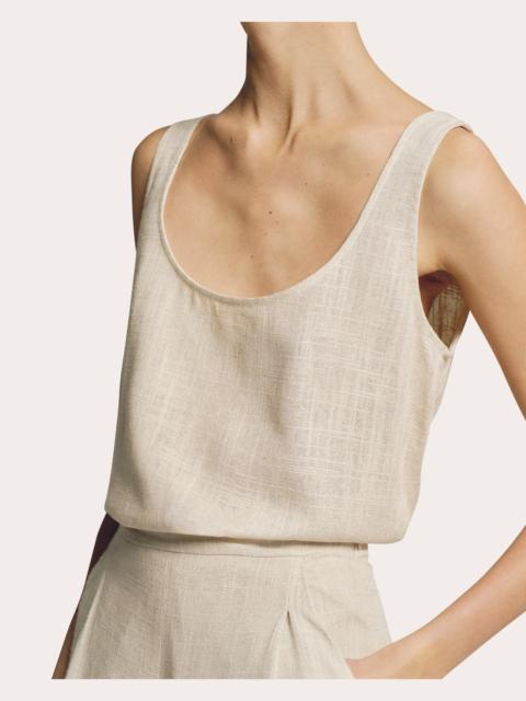 SEV Linen-Blend Tank
