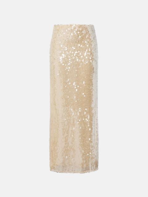 Altuzarra Linnie sequined maxi skirt