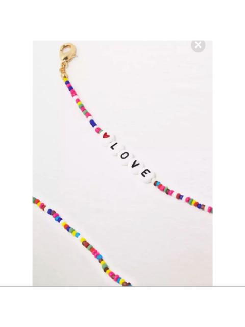Other Designers Aerie “Love” Beaded Mask Chain