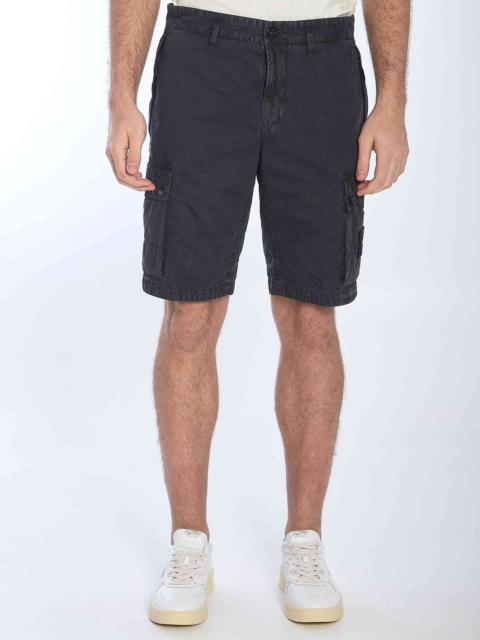 Stone Island Men Slim Cargo Bermuda Shorts